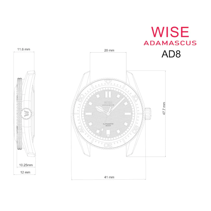 ADAMASCUS AD820A-S Stainless 904L Bracelet Set - Image 4