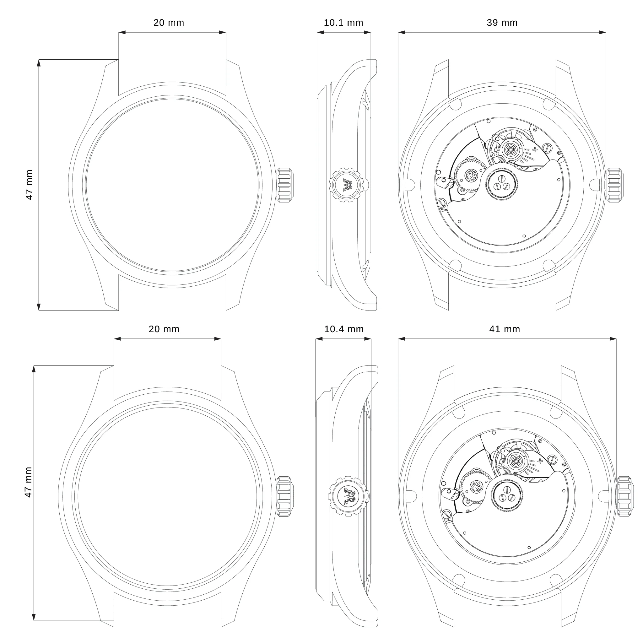 ADAMASCUS AD932 Stainless 904L (39, 41 mm.) - Image 5