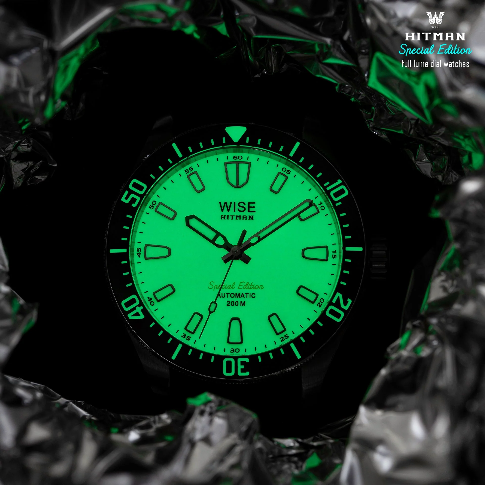 HITMAN HIT66 Full Lume Special Edition (Paisan FKM rubber) - Image 3